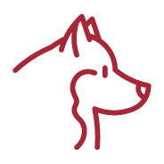 perro icono silueta perro
